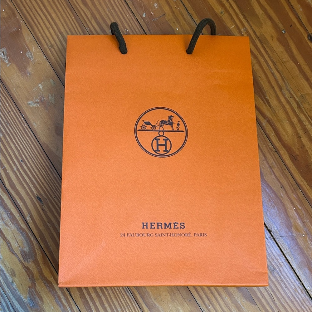 Orange Shopping Bag